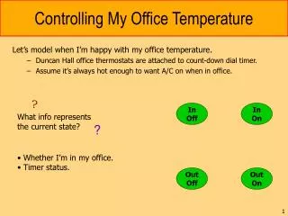 Controlling My Office Temperature