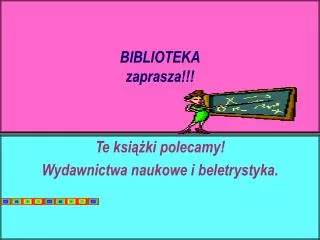 biblioteka zaprasza