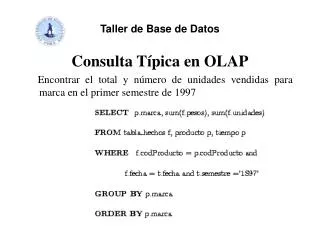 taller de base de datos