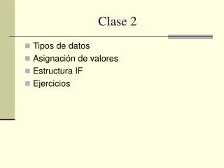 clase 2