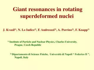 Giant resonances in rotating superdeformed nuclei