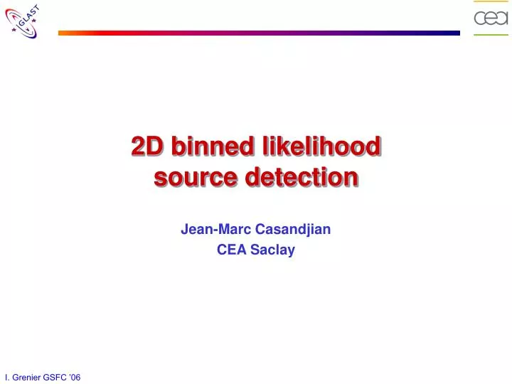 2d binned likelihood source detection