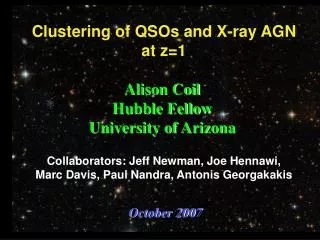 Clustering of QSOs and X-ray AGN at z=1