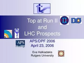 Top at Run II and LHC Prospects