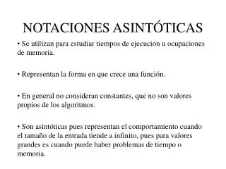 notaciones asint ticas