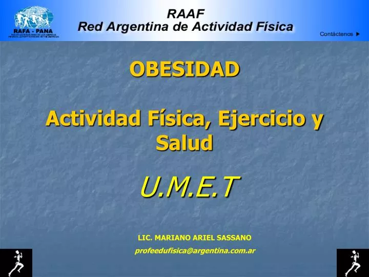 obesidad actividad f sica ejercicio y salud