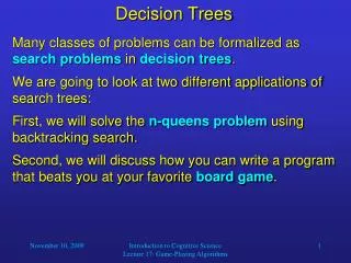 Decision Trees