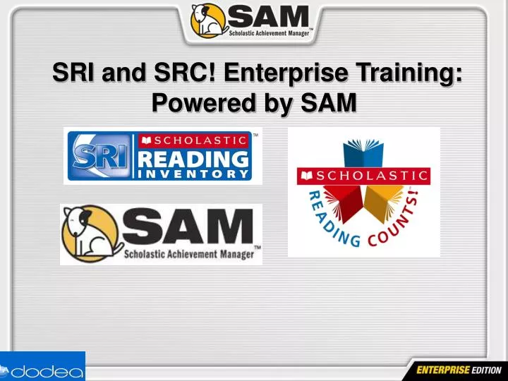 sri and src enterprise training powered by sam