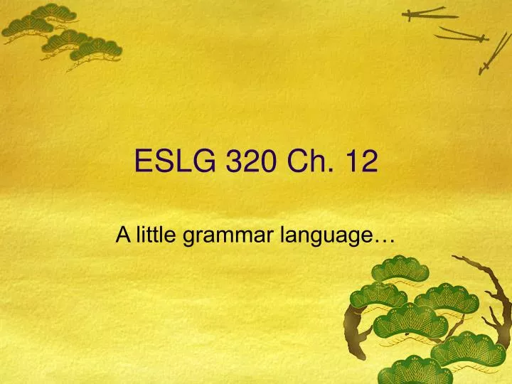 eslg 320 ch 12