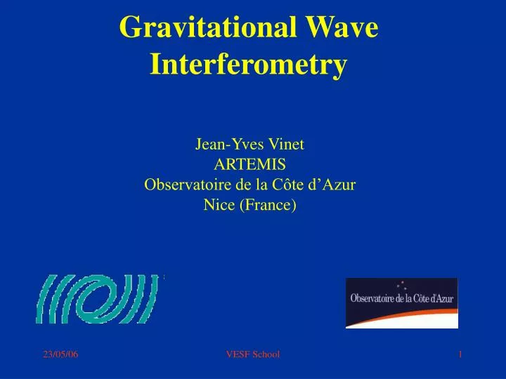 gravitational wave interferometry