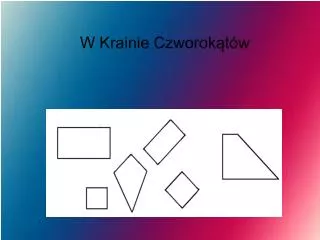 w krainie czworok t w