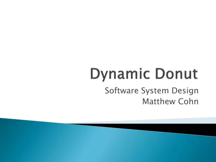 dynamic donut
