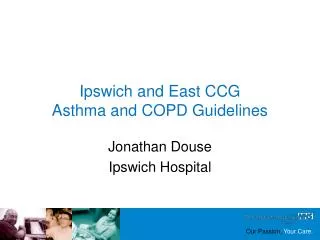 Ipswich and East CCG Asthma and COPD Guidelines