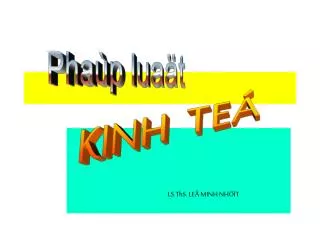 ls ths le minh nh t
