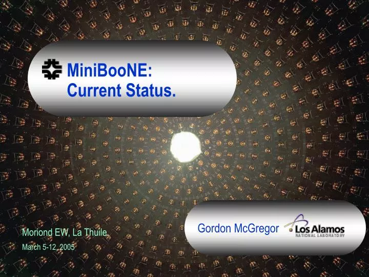miniboone current status