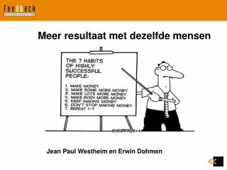 meer resultaat met dezelfde mensen