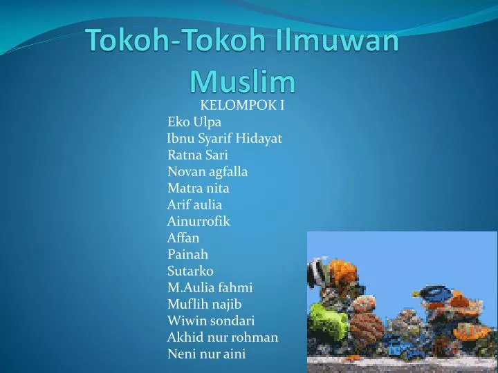 tokoh tokoh ilmuwan muslim