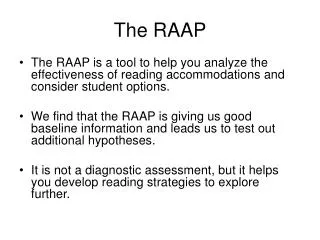 the raap