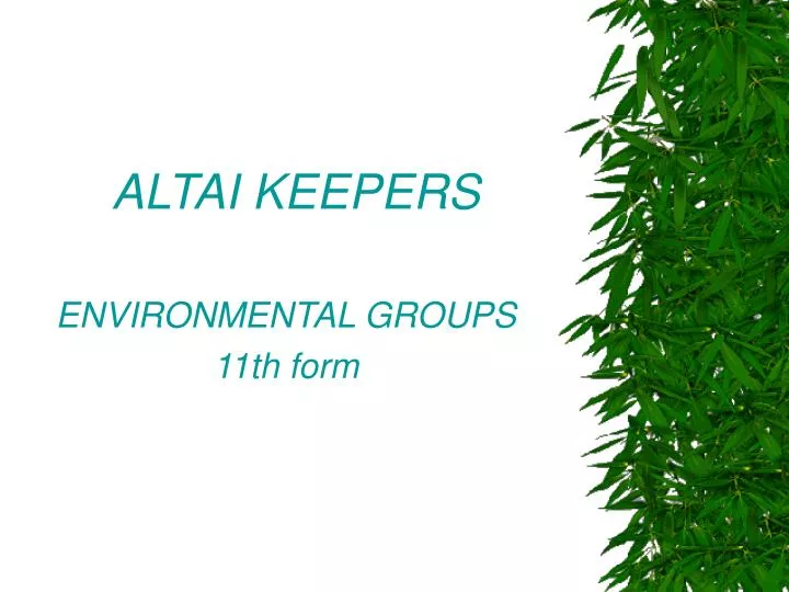 altai keepers
