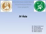 JV Ázia - slide 1