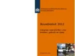 Bouwbesluit 2012 - slide 1