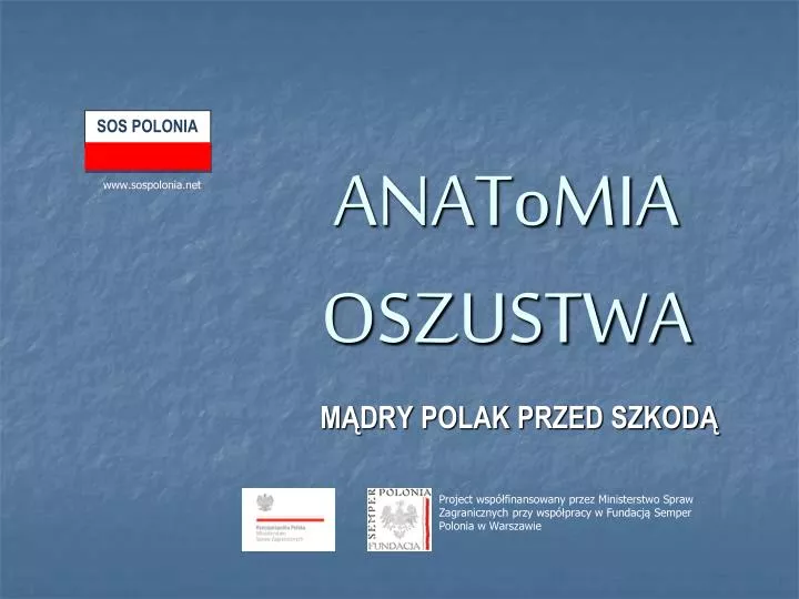 anatomia oszustwa