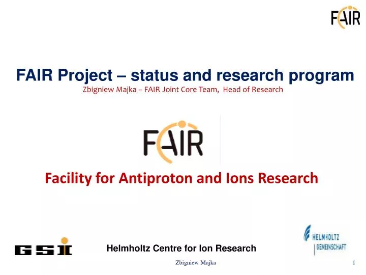 facility for antiproton and ions research