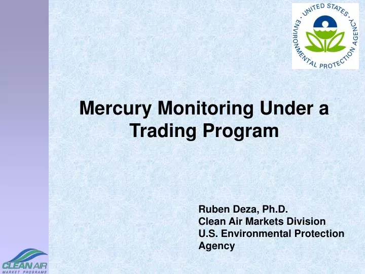 mercury monitoring under a trading program