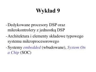 wyk ad 9