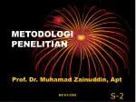 METODOLOGI PENELITIAN - slide 1