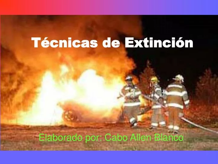 t cnicas de extinci n