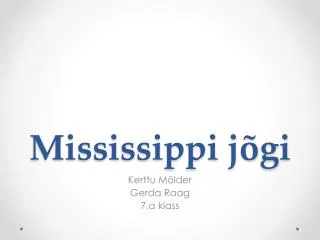mississippi j gi