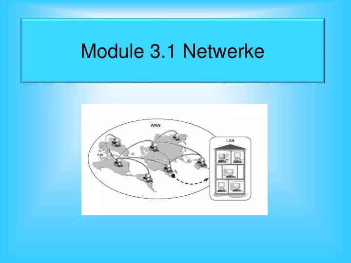 module 3 1 netwerke