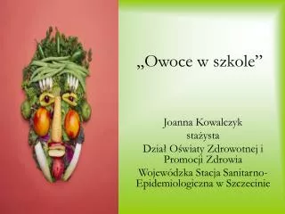 owoce w szkole