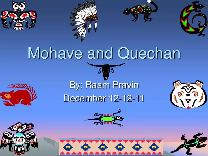 mohave and quechan