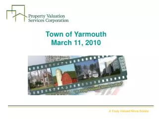 Town of Yarmouth March 11, 2010