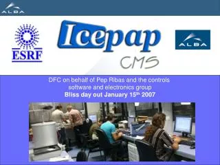 DFC on behalf of Pep Ribas and the controls software and electronics group