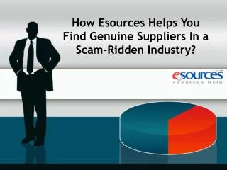How Esources Helps You Find Genuine Suppliers In a Scam-Ridd