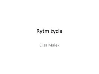 rytm ycia