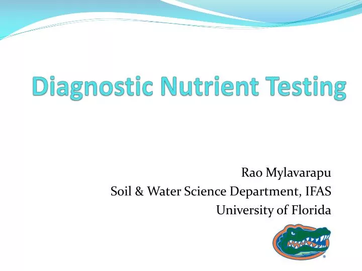 diagnostic nutrient testing