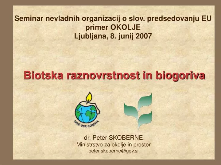 biotska raznovrstnost in biogoriva