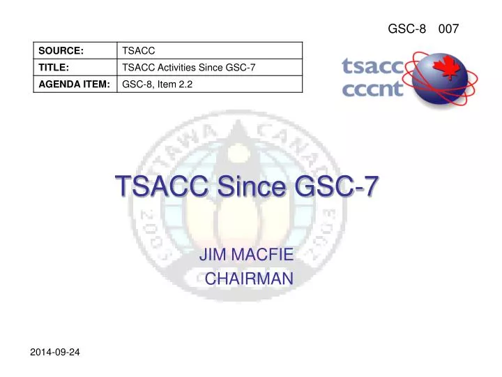 tsacc since gsc 7