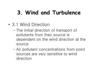 3. Wind and Turbulence