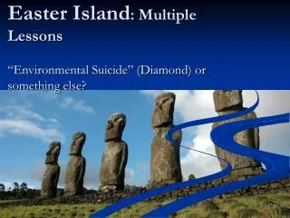 Easter Island : Multiple Lessons