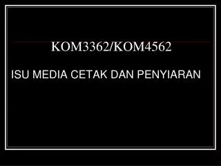 kom3362 kom4562