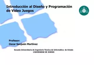 introducci n al dise o y programaci n de video juegos