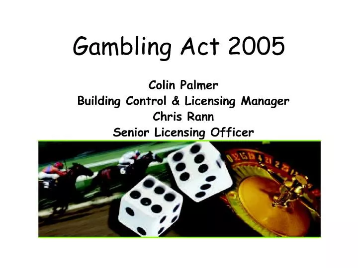 gambling act 2005