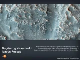 bug ur og straumrof idaeus fossae