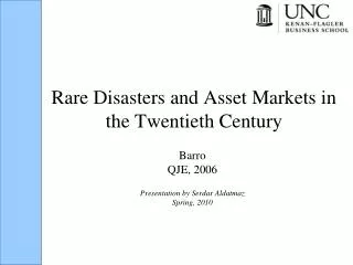 Rare Disasters and Asset Markets in the Twentieth Century