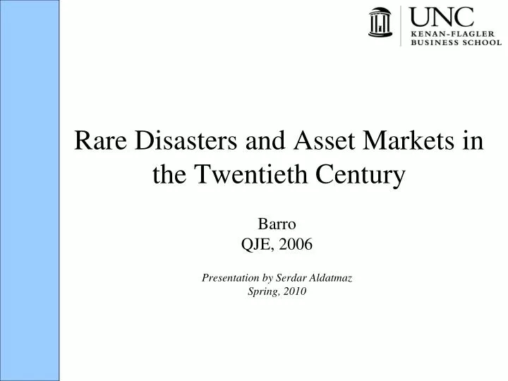 rare disasters and asset markets in the twentieth century